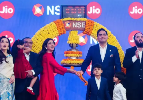 Jio Platforms Shares Jump 21% in Mumbai Debut, Making It India’s Second-Largest Company