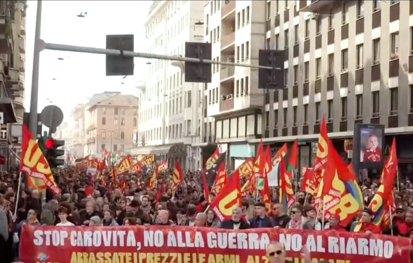Italy Protests Sweep the Country During Nationwide General Strike