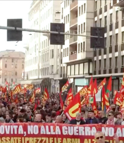 Italy Protests Sweep the Country During Nationwide General Strike