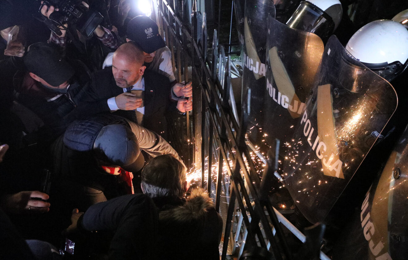 Poland’s Constitutional Court Chief Suspended, Sparking Overnight Clash With Police