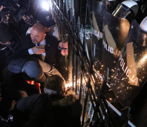 Riot Police Deployed at Poland’s Constitutional Court After Top Judge Suspended